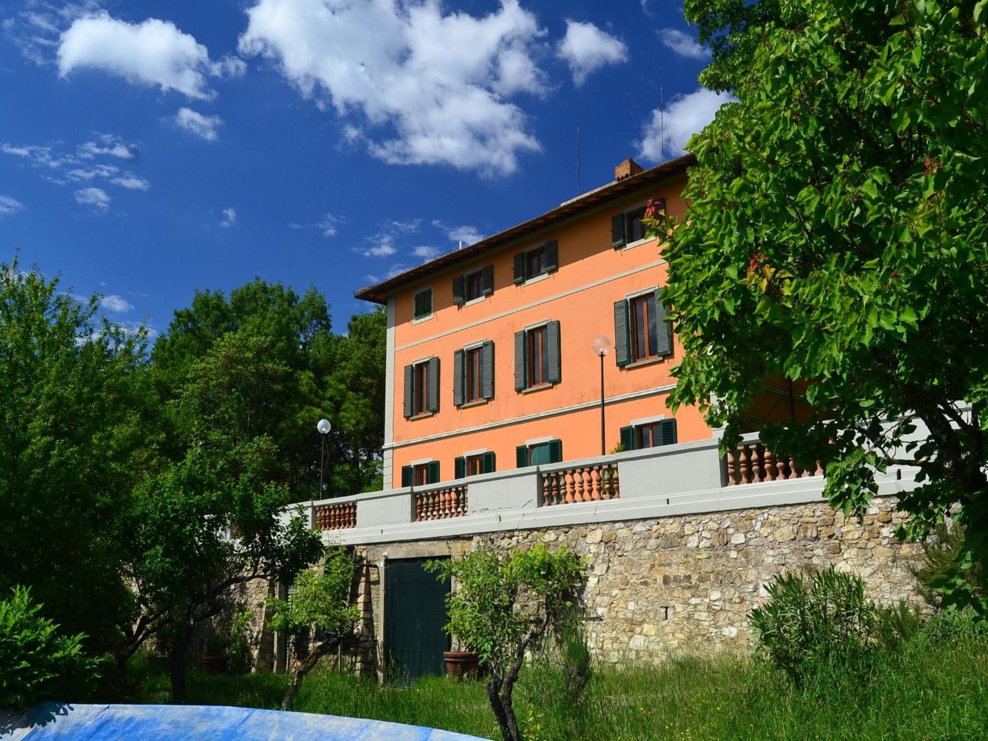Lovely Holiday Home In Montefiridolfi With Hill View 외부 사진