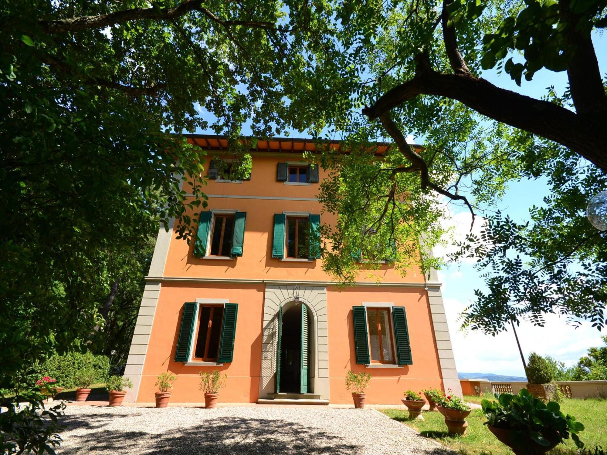 Lovely Holiday Home In Montefiridolfi With Hill View 외부 사진